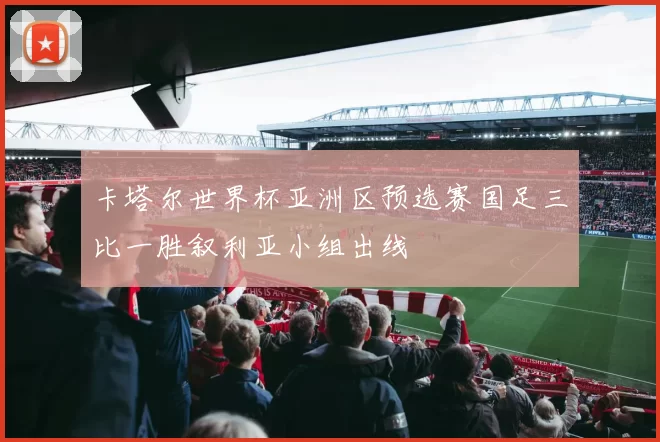 卡塔尔世界杯亚洲区预选赛国足三比一胜叙利亚小组出线
