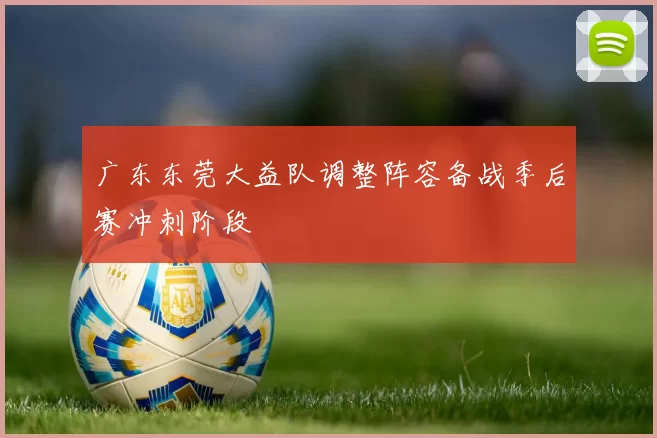 广东东莞大益队调整阵容备战季后赛冲刺阶段